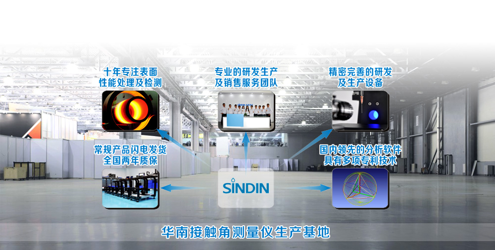 華南接觸角測量儀生產(chǎn)基地